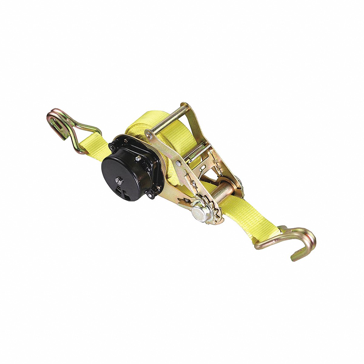Grainger Global Sourcing--Hwar Tie Down Strap, Wire-Hook, Yellow (34RY83)