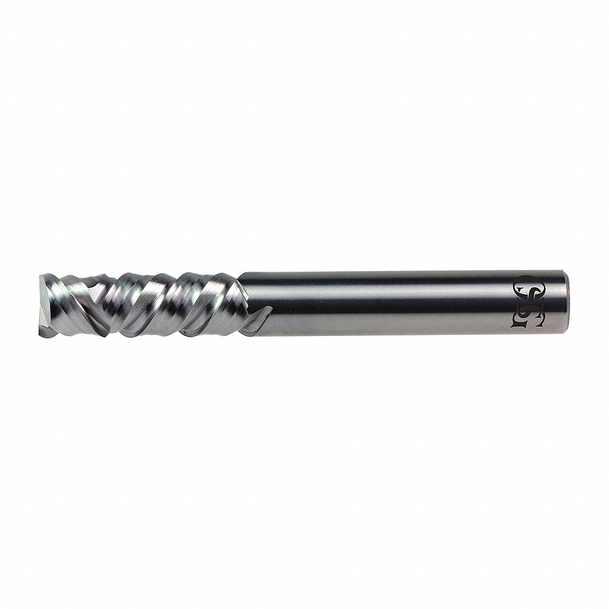 OSG Solid Router Bit, 3/8", Spiral Downcut (668-3752)
