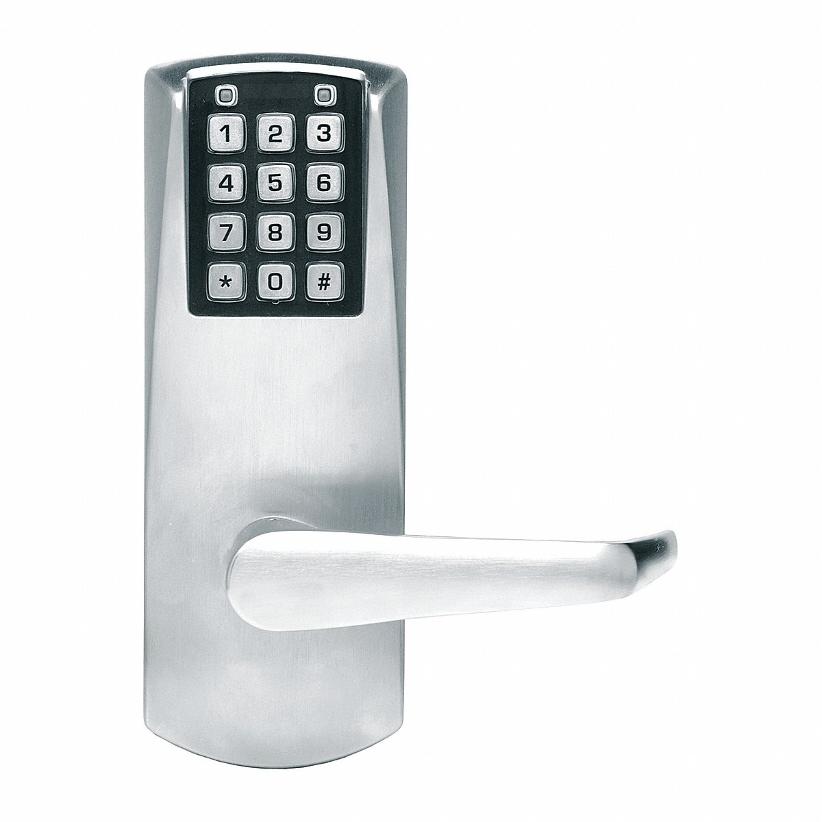 E-plex Deadbolt Lock, No Key Override, Satin Chrome (E2067LL62641)