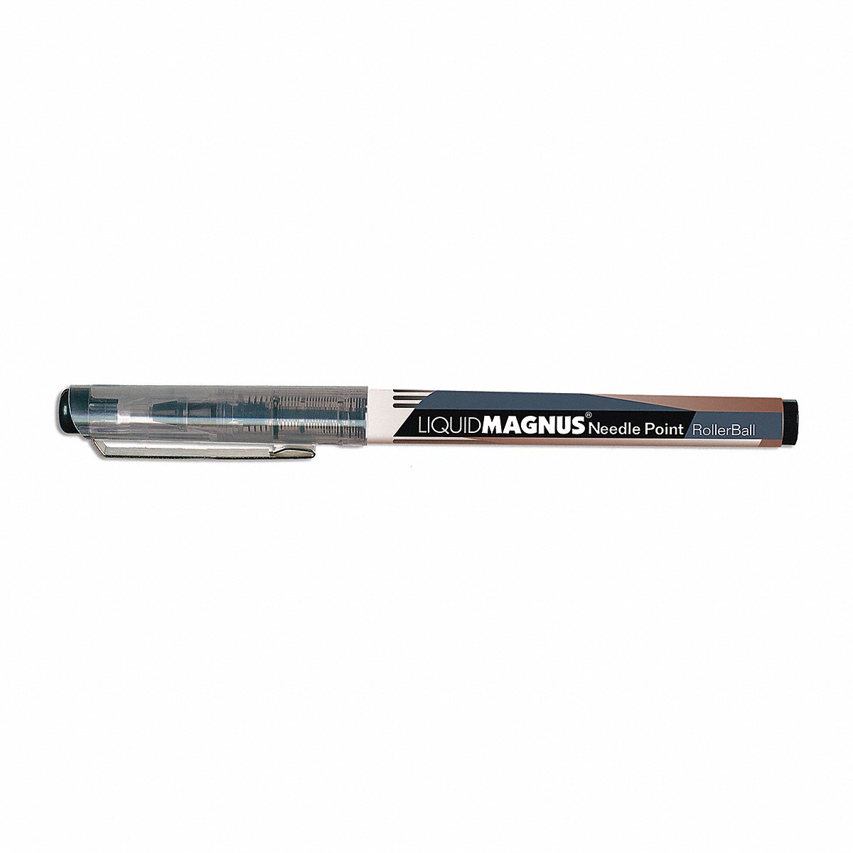 AbilityOne - 7520015068494 - Liquid Magnus® Needlepoint Pen - Micro Point - 0.5mm - Black Ink - 12 units