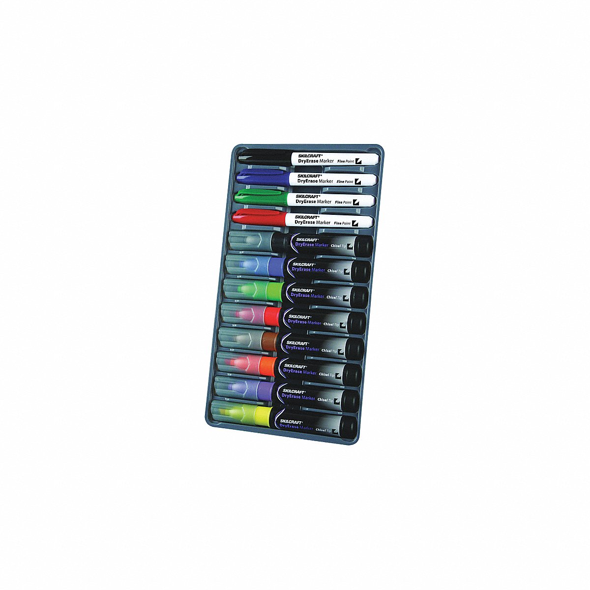 AbilityOne - 7520013656126-12-Marker Dry Erase System - 12 units
