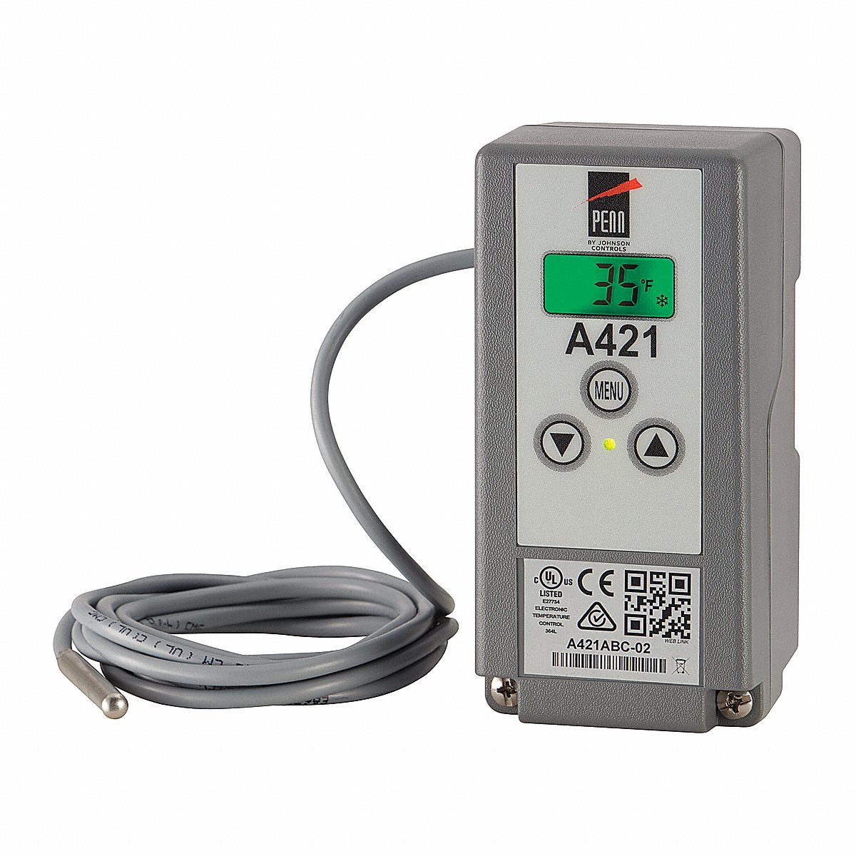 Johnson Controls Temp Control, Heat And Cool, -40-212F (A421ABC-03C)