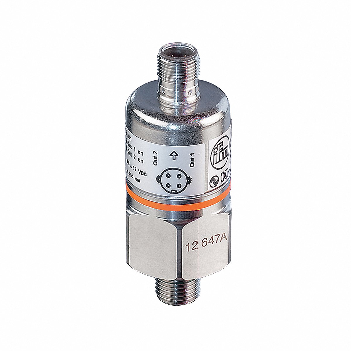 IFM Pressure Transmitter, 0–30 psi, 4–20 mA Output (PX3226)