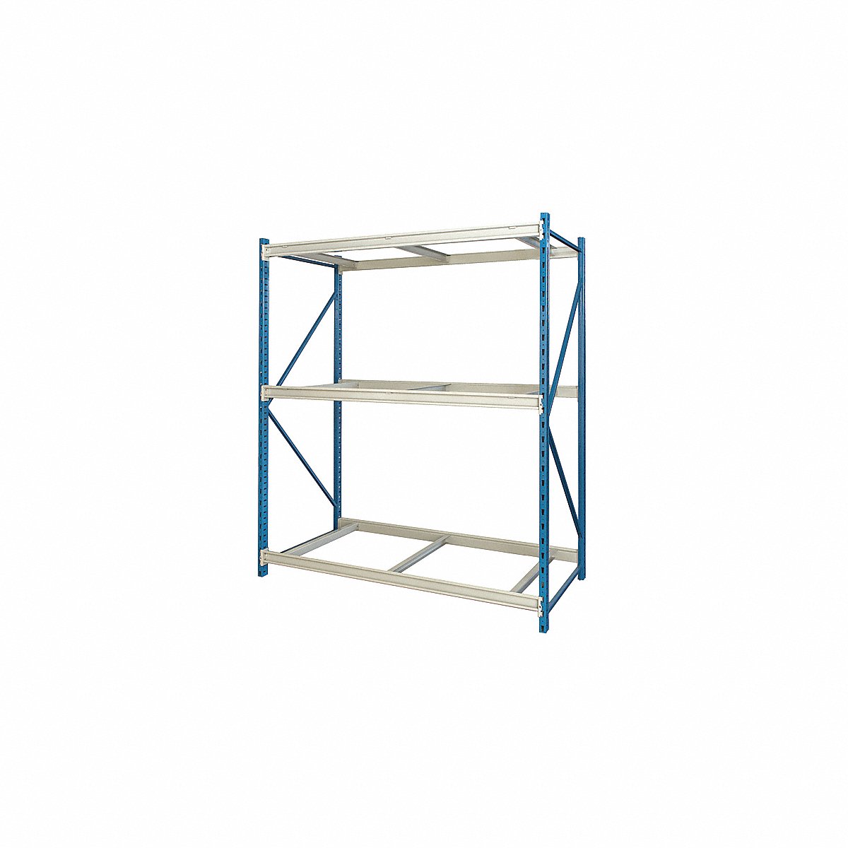 Hallowell Bulk Rack Shelving Starter Unit, 24 in W x 87 in H x 48 in D (HBR482487-3S-PB)