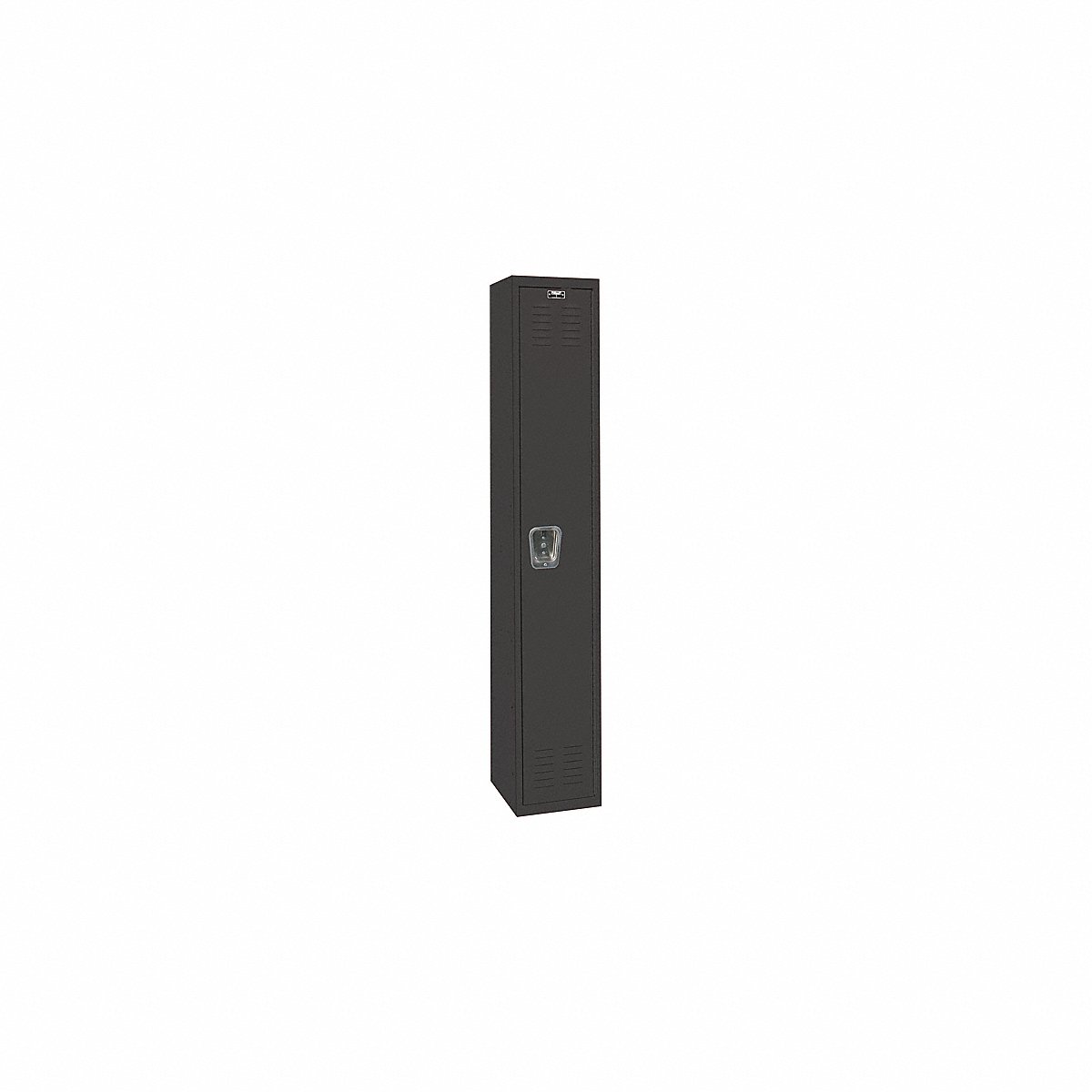 Hallowell Locker, 1 x 1 Configuration, Black Finish, 72 x 12 x 18 in, Assembled (U1282-1A-ME)