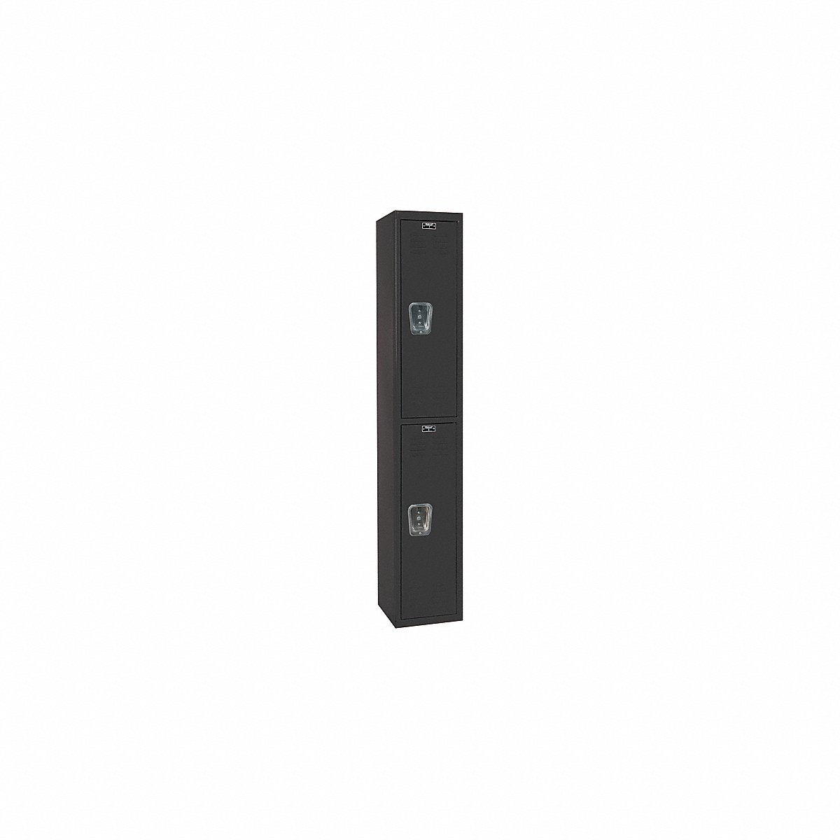 Hallowell Locker, 2 x 1 Configuration, Black Finish, 72 x 12 x 18 in, Assembled (U1282-2A-ME)