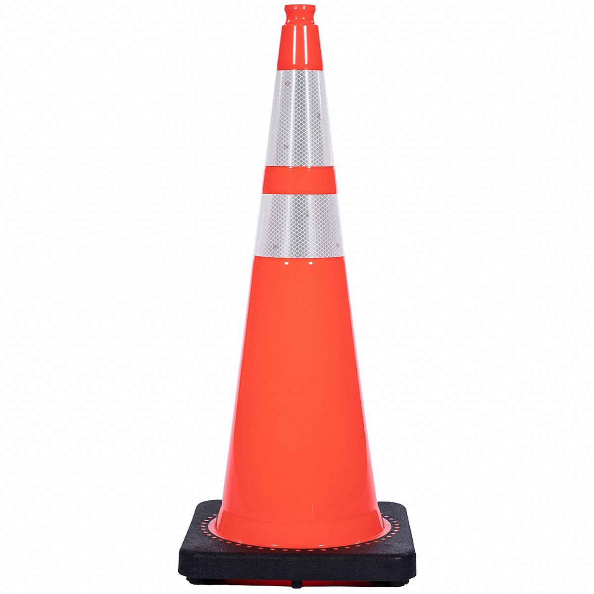 Jbc Safety Plastic Inc Traffic Cone, 12 Lb., Orange Cone Color (RS90055CT3M64)