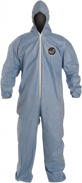 Dupont TM127SBU3X002500 Disposable Coveralls: Flame & Retardant Protection, Size 3X-Large, 2.4000 oz, ProShield 6 SFR, Stormflaps Closure