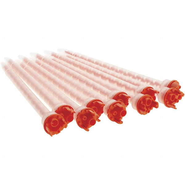 Loctite 1084255 Static Mix Nozzles for 200/400 F-Style Dual Cartridges, 8.0 mm ID, Helical, Stepped, 10:1, 24 Elements, 10/pack