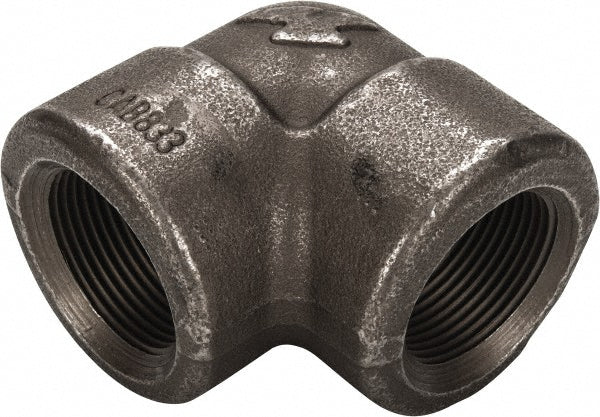 Anvil 361101405 Black 90° Elbow: 1-1/4", Threaded