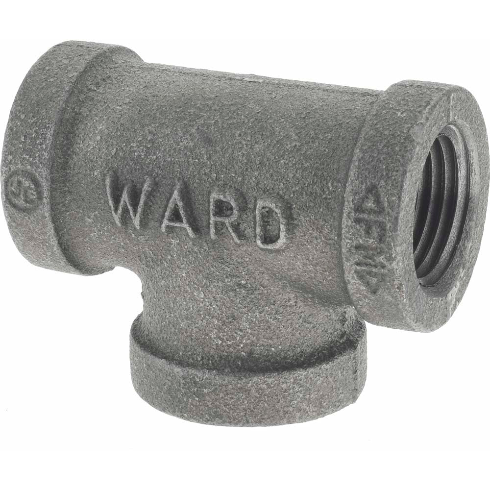 Anvil 310029806 Black Tee: 1/2", Threaded