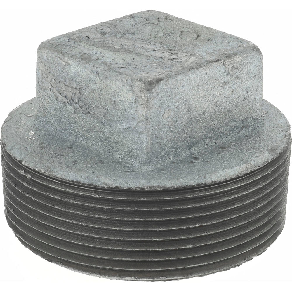 Anvil 319902565 Malleable Iron Pipe Square Plug: 2" Fitting