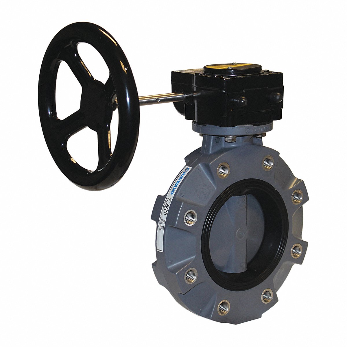 Hayward Butterfly Valve PVC EPDM 2.5 in Gear Lug (BYV11025A0EGI00)