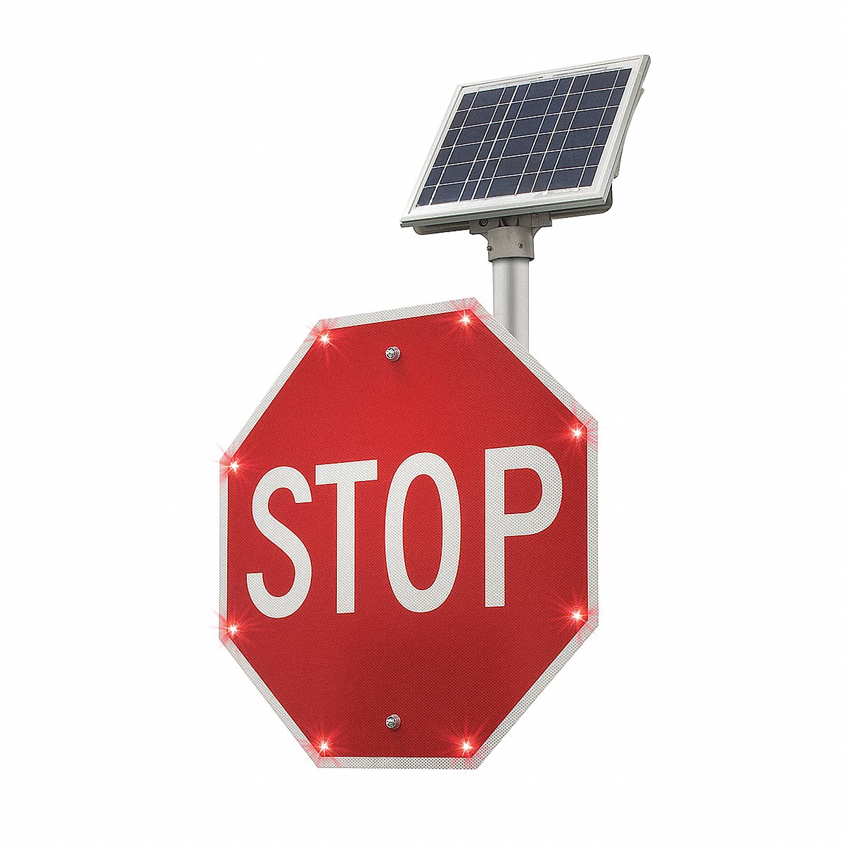 Blinkersigns Led Stop Sign, Stop, Aluminum, 24" X 24", 24" (2180-00235)
