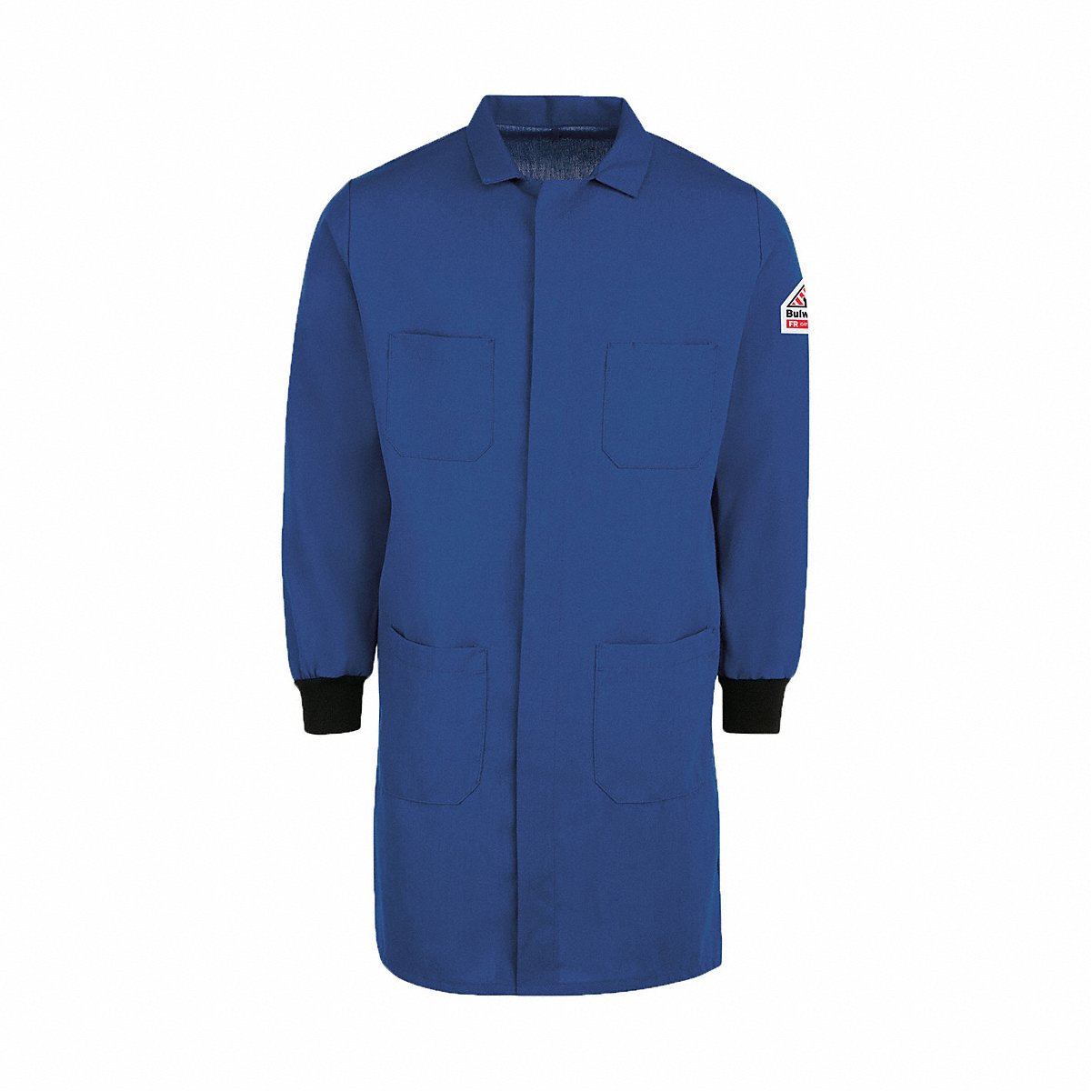 Bulwark J 0287 Mens Flame-Resistant Lab Coat Blue 2 L (KNC2RB 2L 0R)