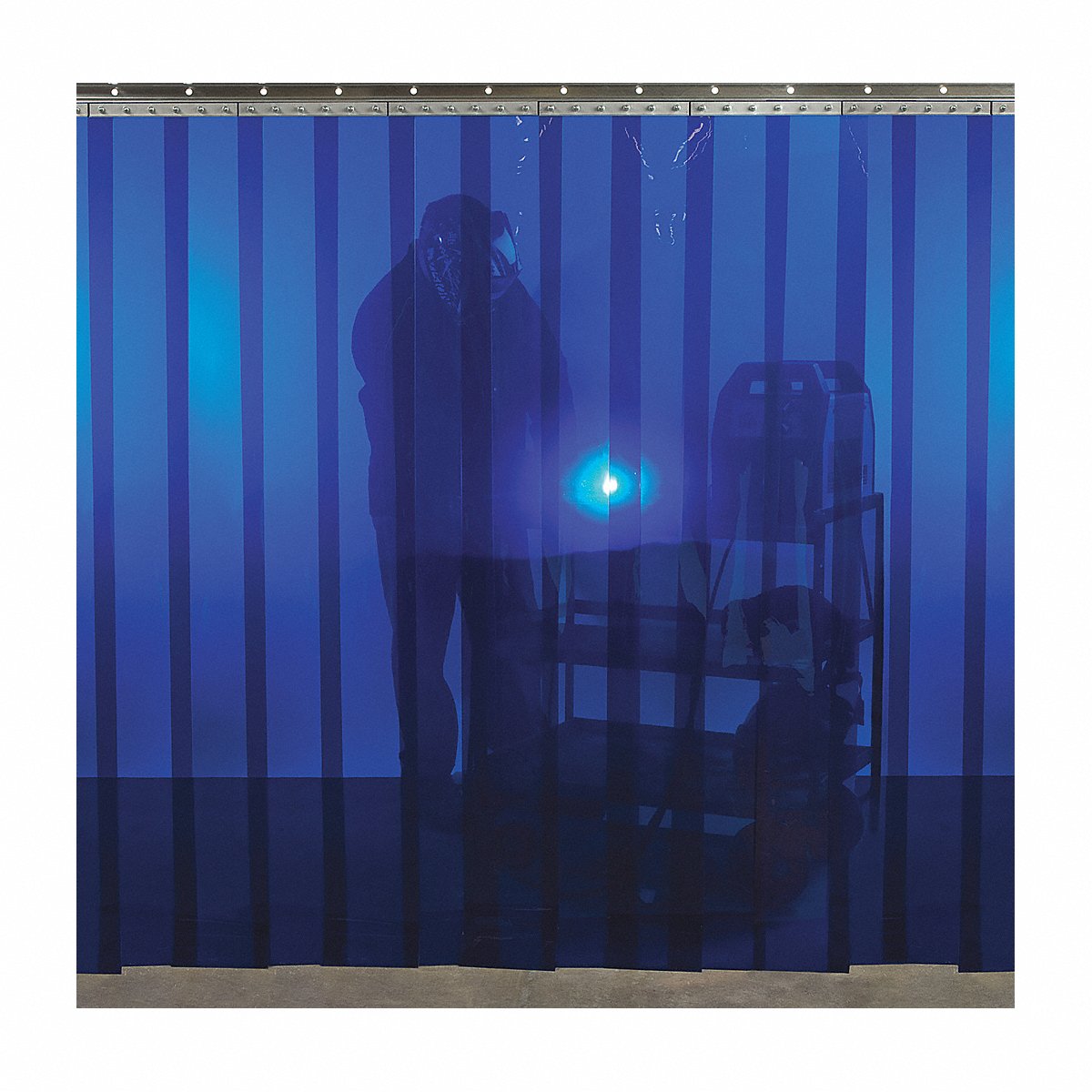 Steiner Welding Strip Curtain, 6Ft H, 10Ft W, Blue, 6ft (83413B)