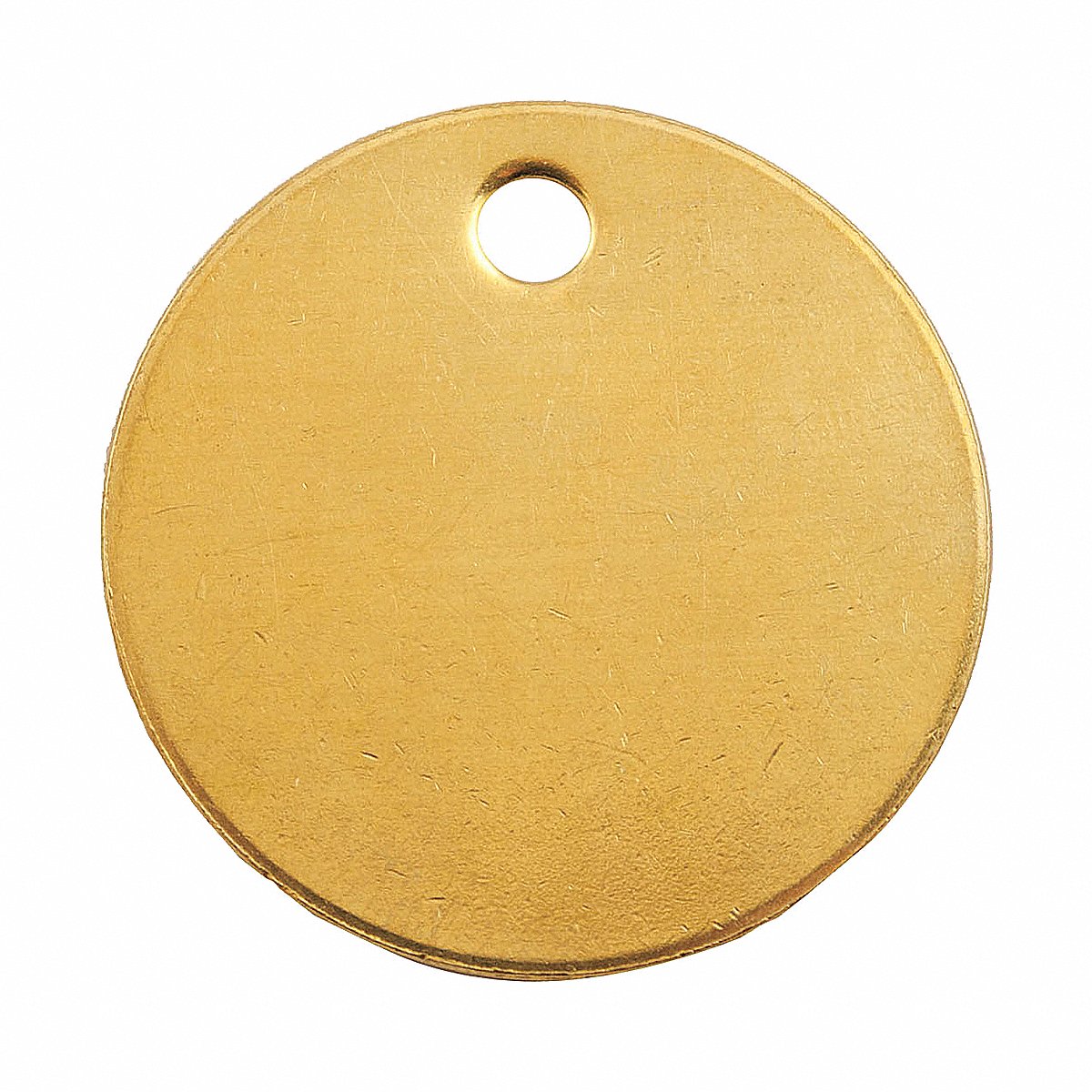 C.H. Hanson Co., The Blank Tag, Brass, 2In H, 2In W, Yellow, Pk25, 2in (43590)