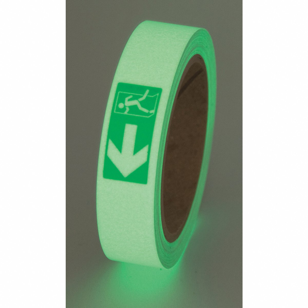 Incom Manufacturing Floor Tape, Green/White, 1 Inx30 Ft, Roll, 1 in (GT130EXL)