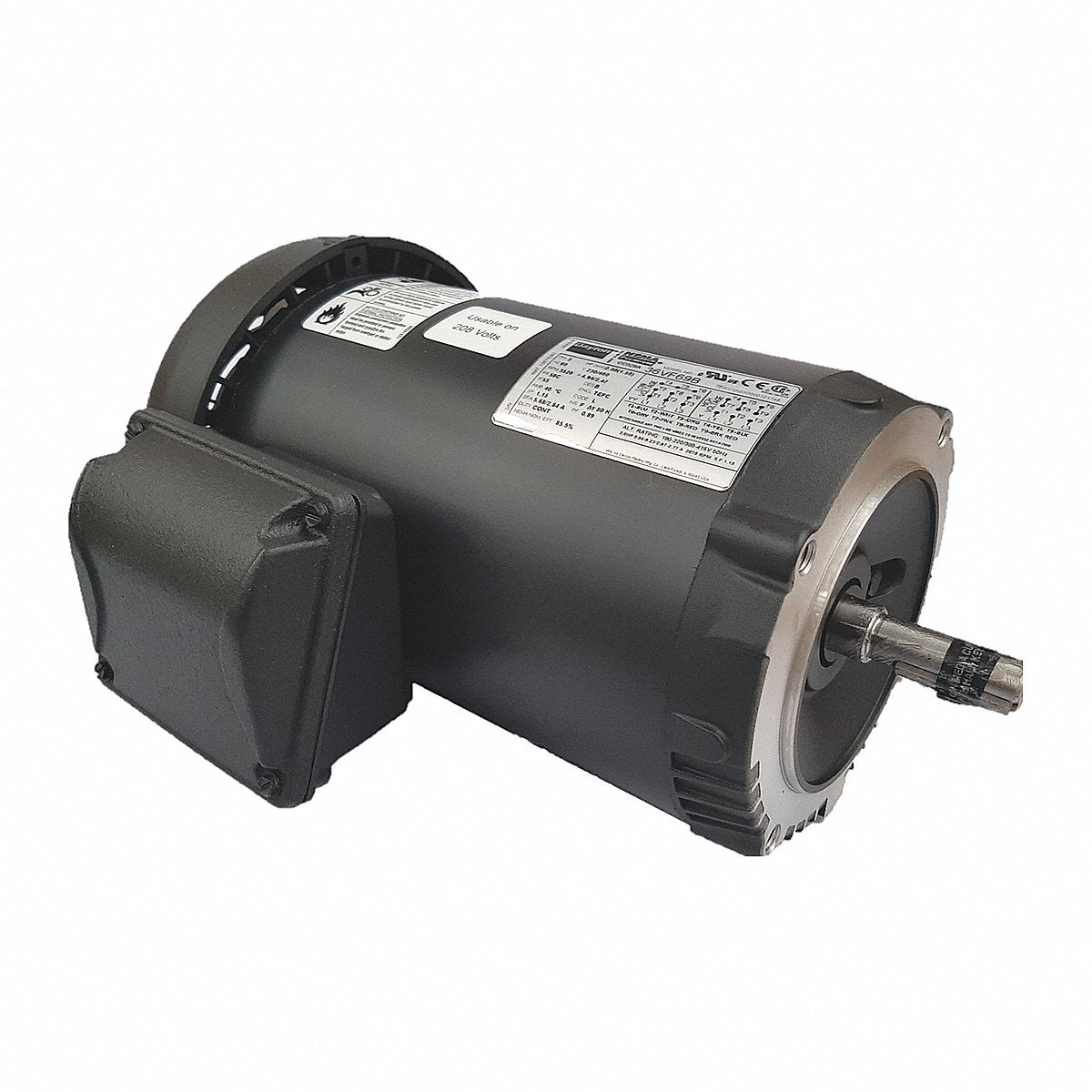 Dayton Gp Motor, 2 Hp, 3, 480 Rpm, 230/460V Ac, 56C (36VF69)