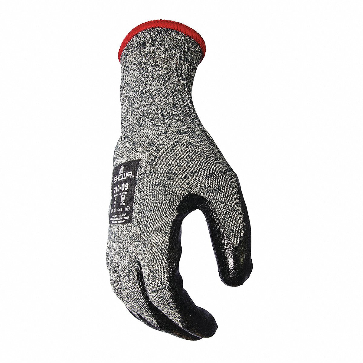 Showa J 0987 Arc Flash Gloves Neoprene 2 x L Blk/Gry PR (240-11)