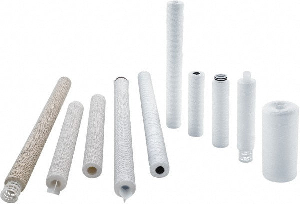 Parker 19R30A Plumbing Cartridge Filter: 2-1/2" OD, 30" Long, 10 micron, Cotton