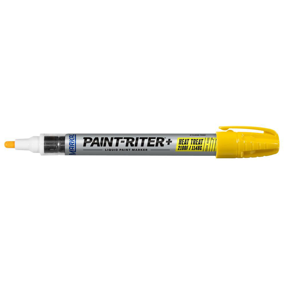 Markal 97302 Liquid Paint Marker: Yellow, Bullet Tip