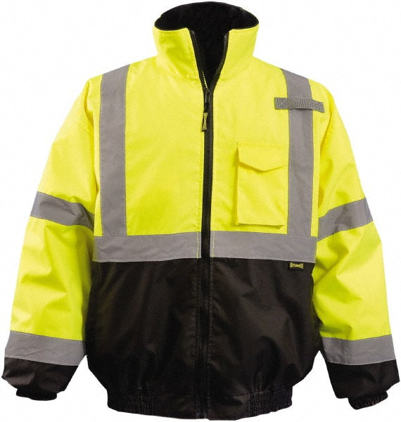 OccuNomix LUX-350-JB-BY3X High Visibility Size 3X-Large, Polyester, Zipper Closure