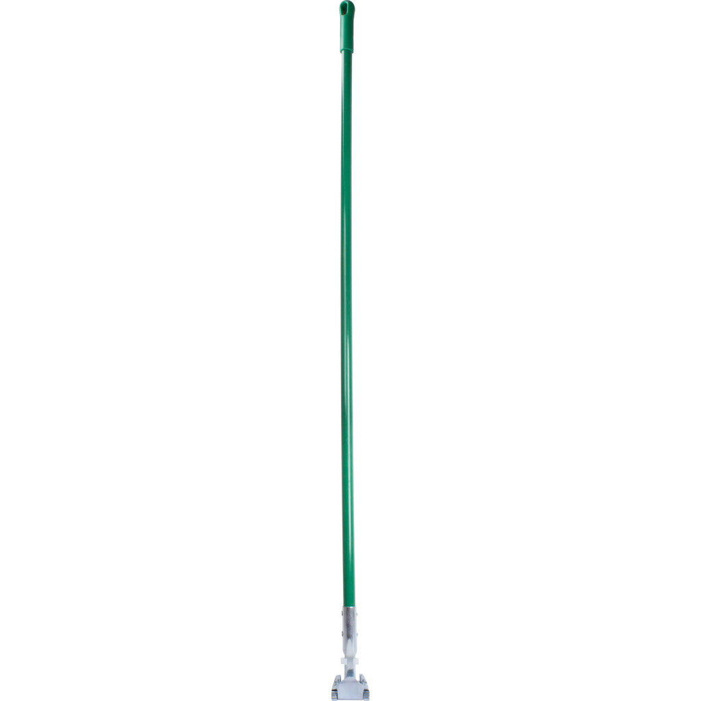 Carlisle 362113EC09 Fiberglass Dust Mop Handle with Clip-On Connector, 60", Green