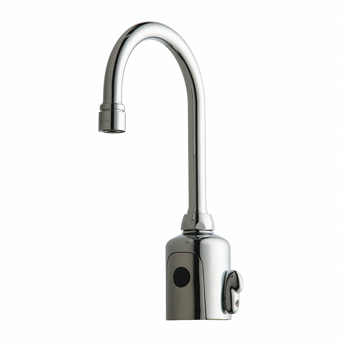 Chicago Faucets Gooseneck, Chrome, Chicago Faucets, 0.5Gpm (WWG116.223.AB.1T)