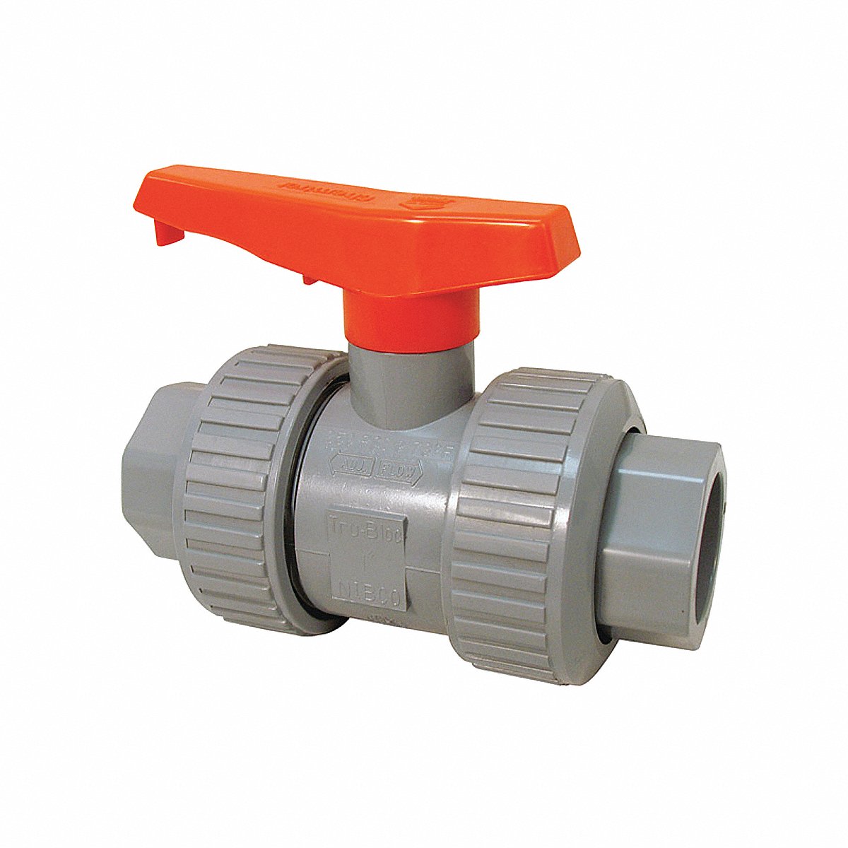 Chemtrol Manual 2-Way Ball Valve, Socket, CPVC, 3/4 in (U51TB-V 3/4)