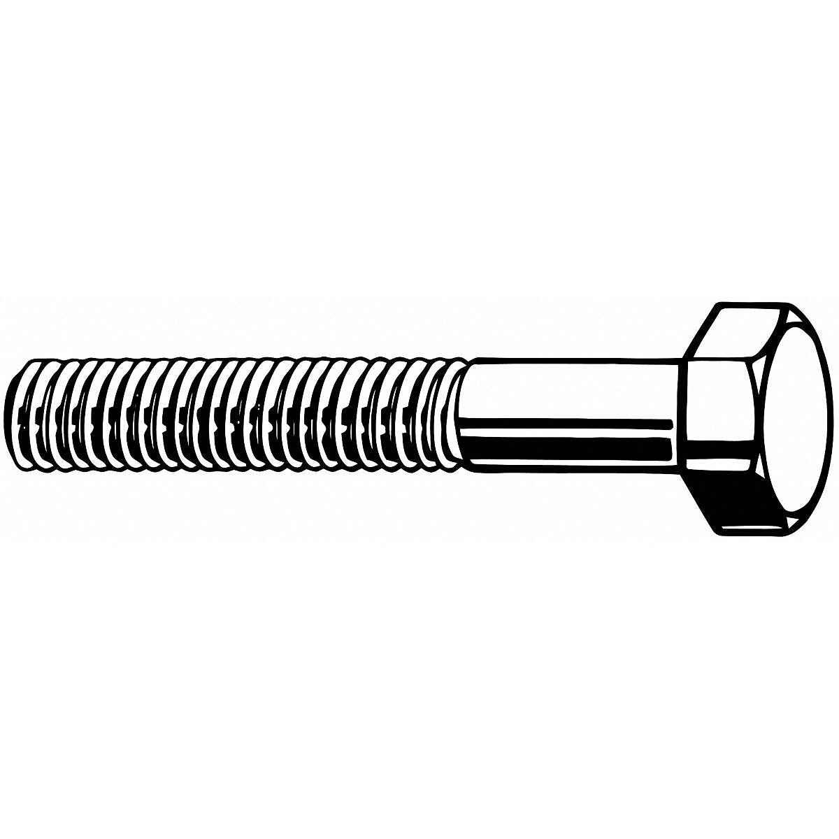Global Sourcing-fasteners Hex Head Cap Screw Steel 6.5 5/8 -18 5 PK (N04160.062.0650)