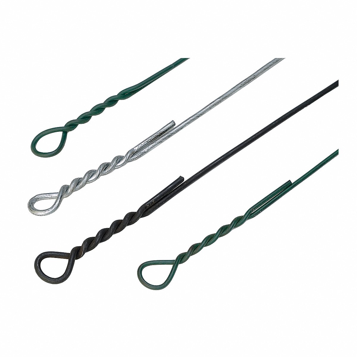 Accent Wire Products Bale Ties, Wire Ties, Galvanized, Pk250 (GWBT 14g x 14ft x 250)
