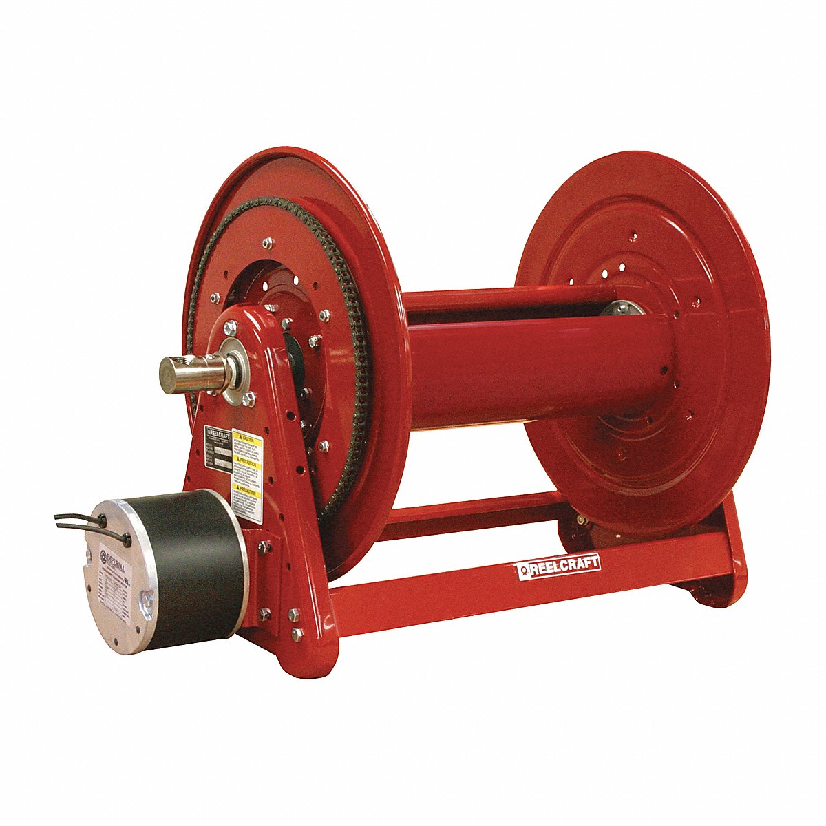 Reelcraft Motor-Driven Hose Reel, 325 ft, 1/2 in ID, Red (EA32118 L12D)