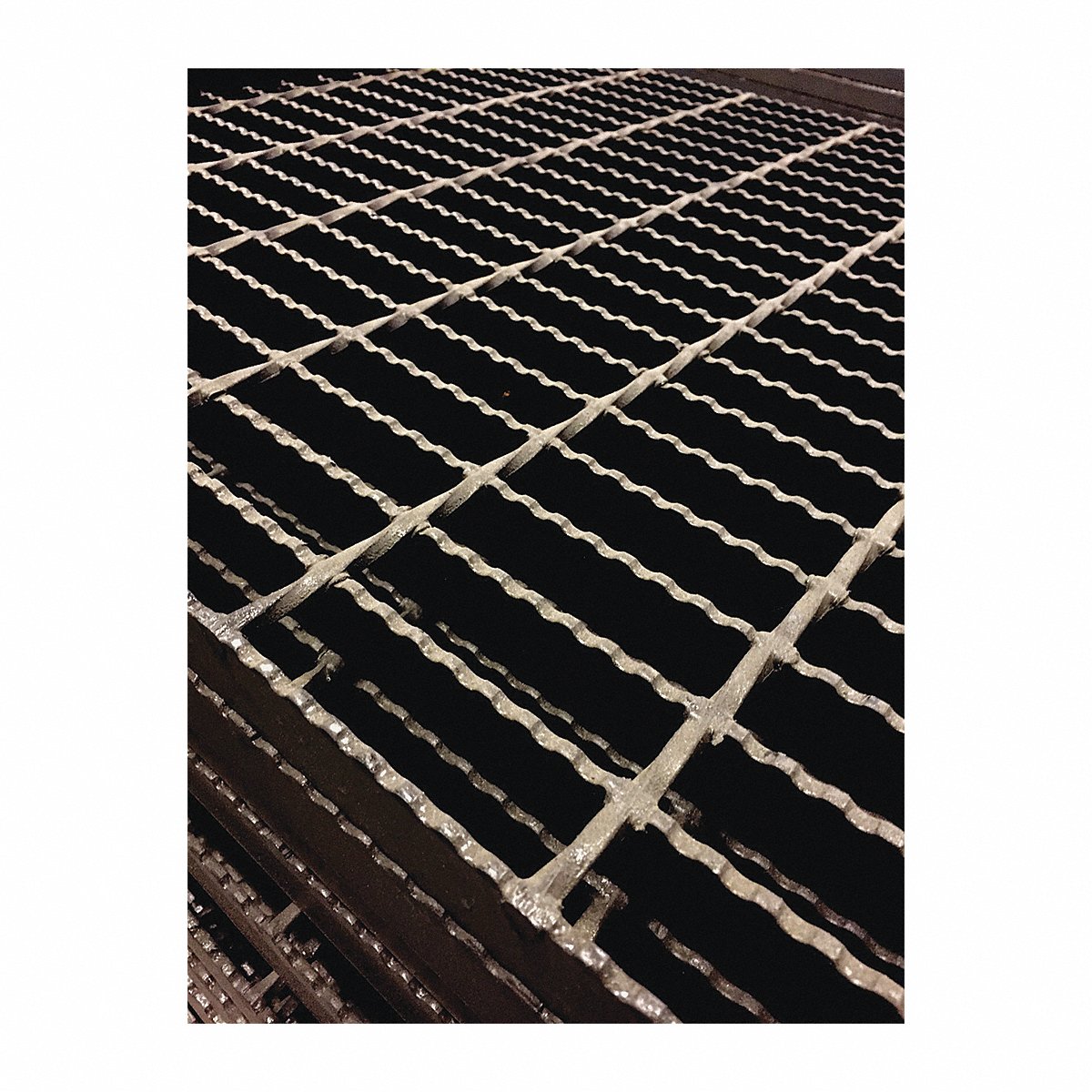 M 0808 Carbon Steel Square Bar Grating, 36 in Length (20188R200-C3)