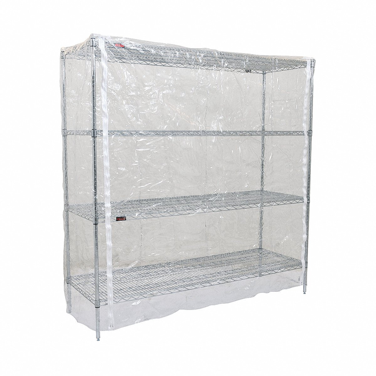 Eagle Group Cart Cover 36 x 18 x 54 Clear Vinyl Zipper (CZ-54-1836-T)