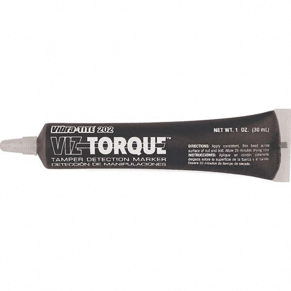 Vibra-Tite 20261 Visual Vibratory Indicator: Black, Tamperproof, Squeeze Tube Tip