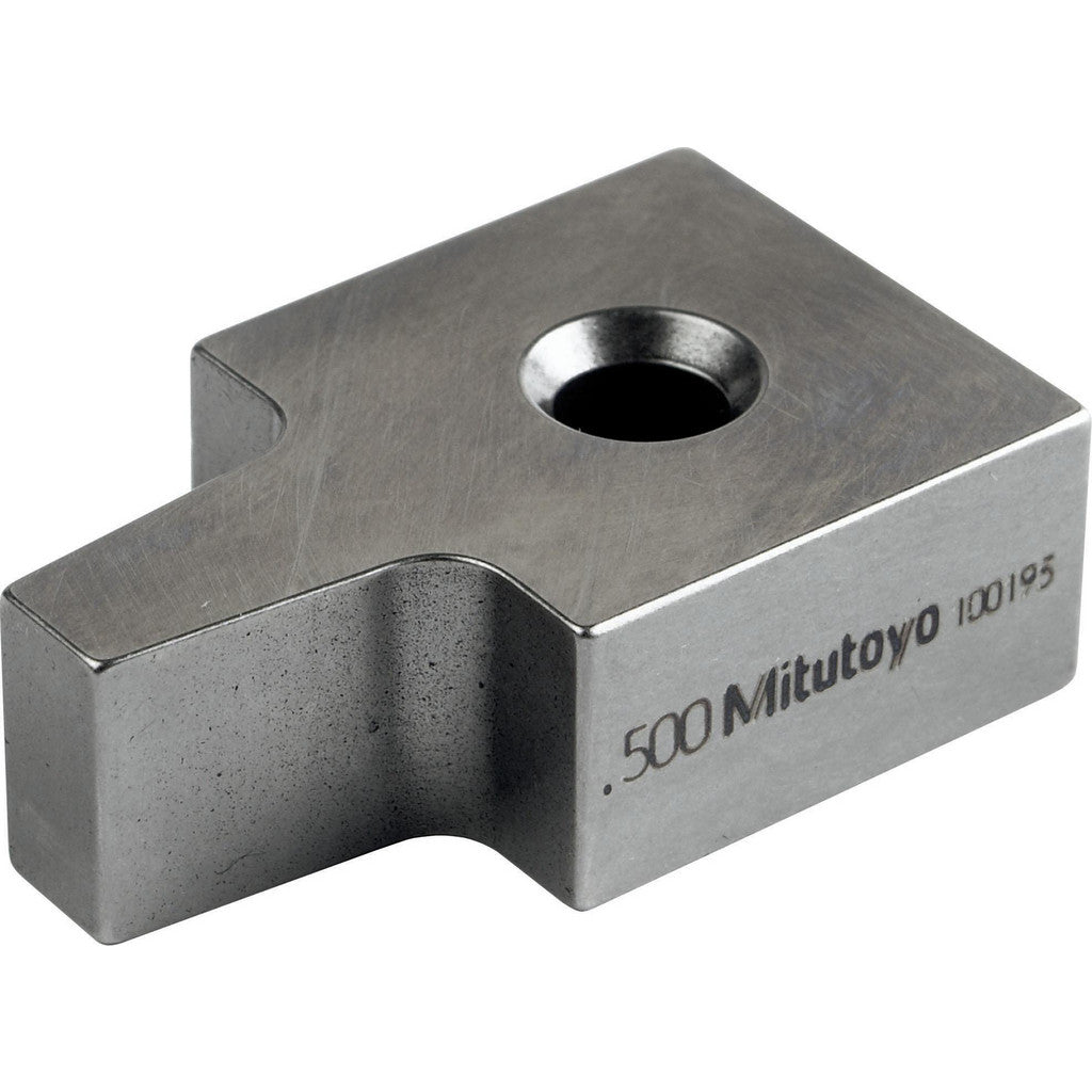 Mitutoyo 619052 Gage Block Accessories; Type: Plain Jaw; Material: Steel; For Use With: Square Gage Blocks; Number Of Pieces: 1; UNSPSC Code: 41111600