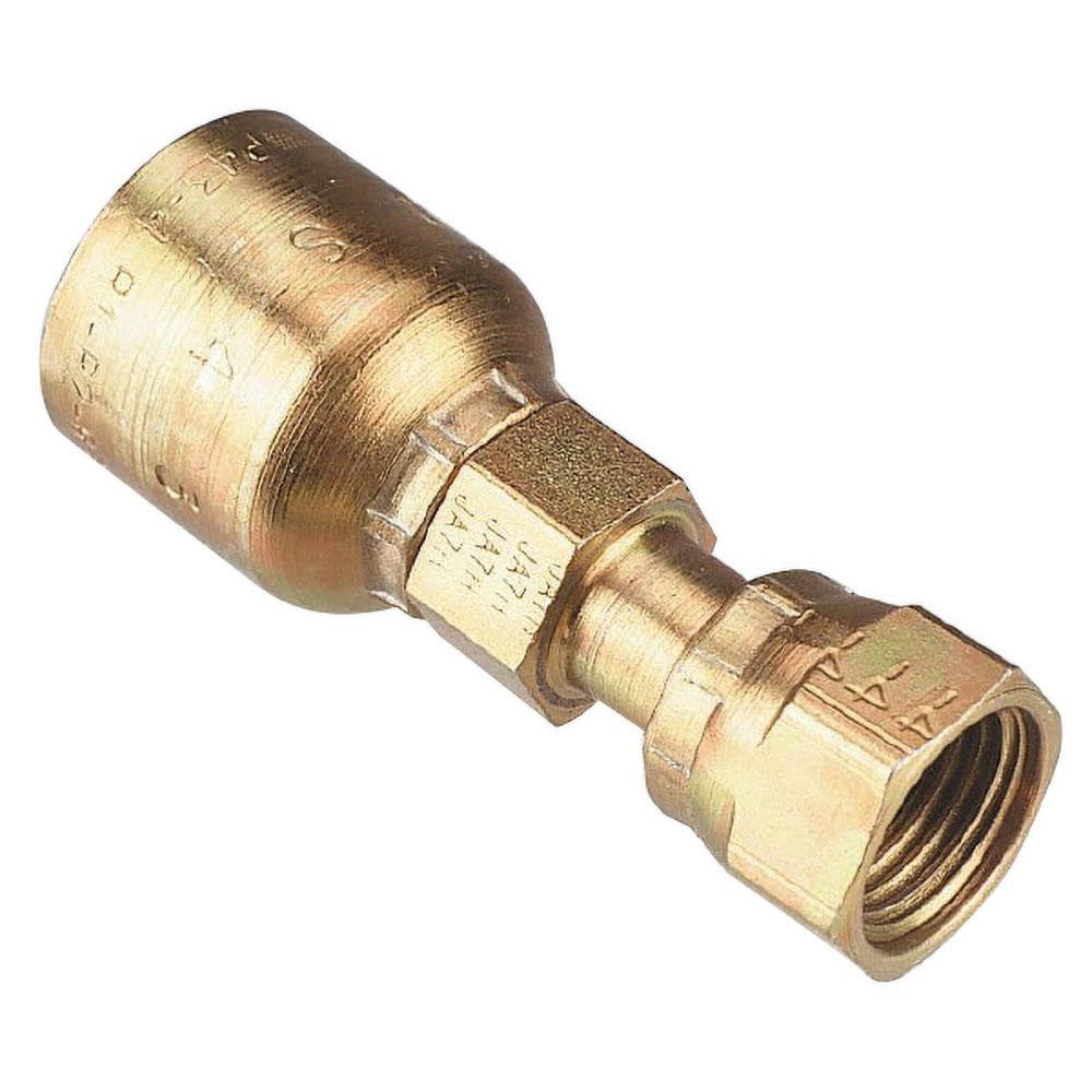 Parker 1JS43-12-12 Hydraulic Hose Female Seal-Lok Swivel Fitting: 3/4" Hose ID, 12 Hose Size, 3/4" Thread
