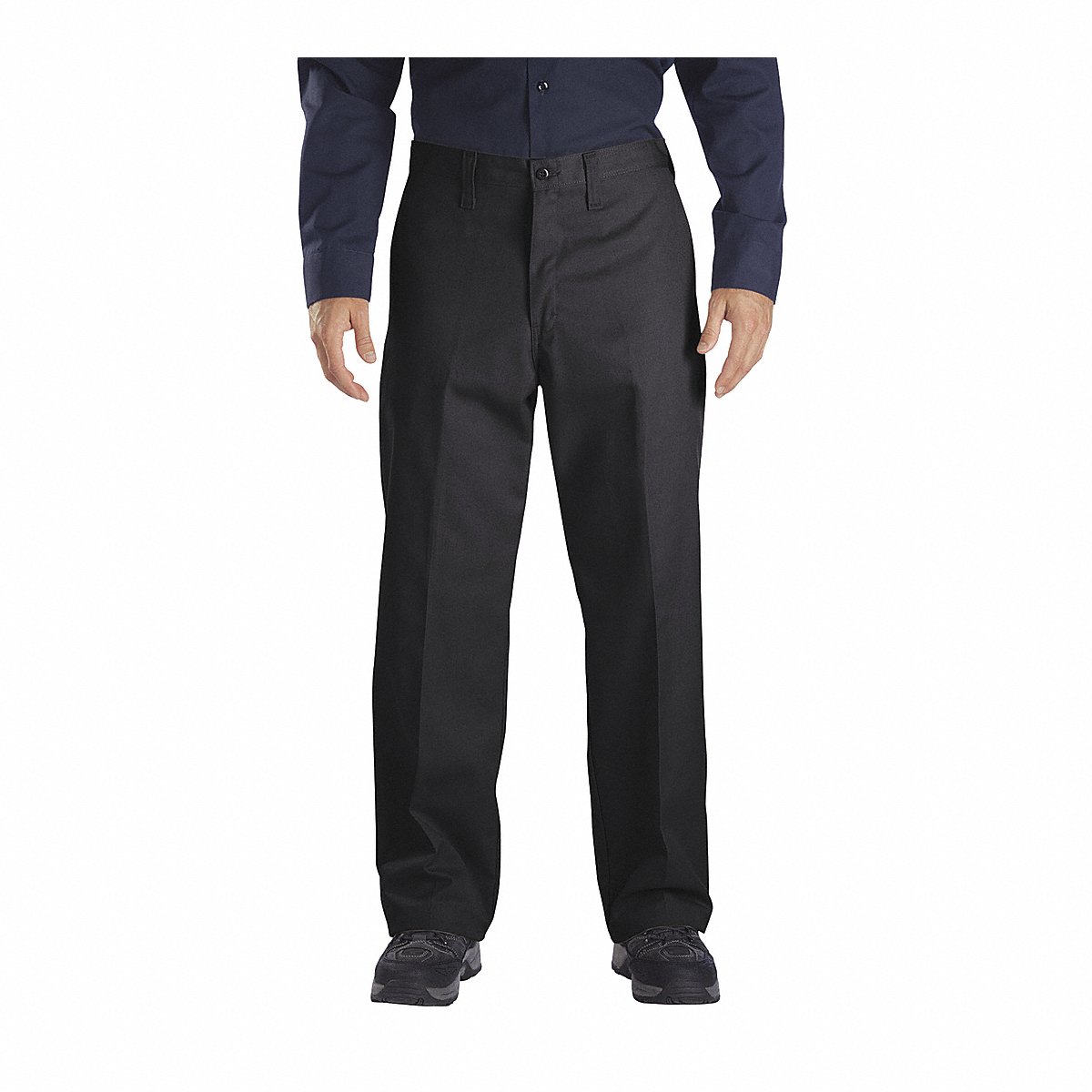 Dickies H 5687 Industrial Work Pants Twill Black 42 x 30 (LP92BK 42 30)
