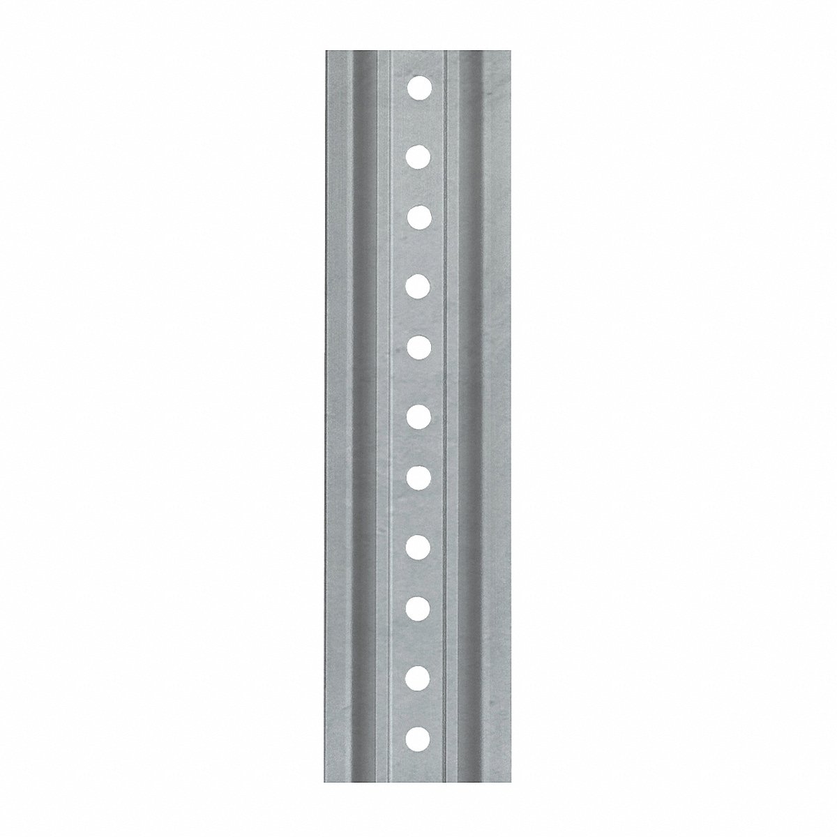 Tapco Sign Post, Silver, Steel, 12 Ft L, 12 ft (054-00024)