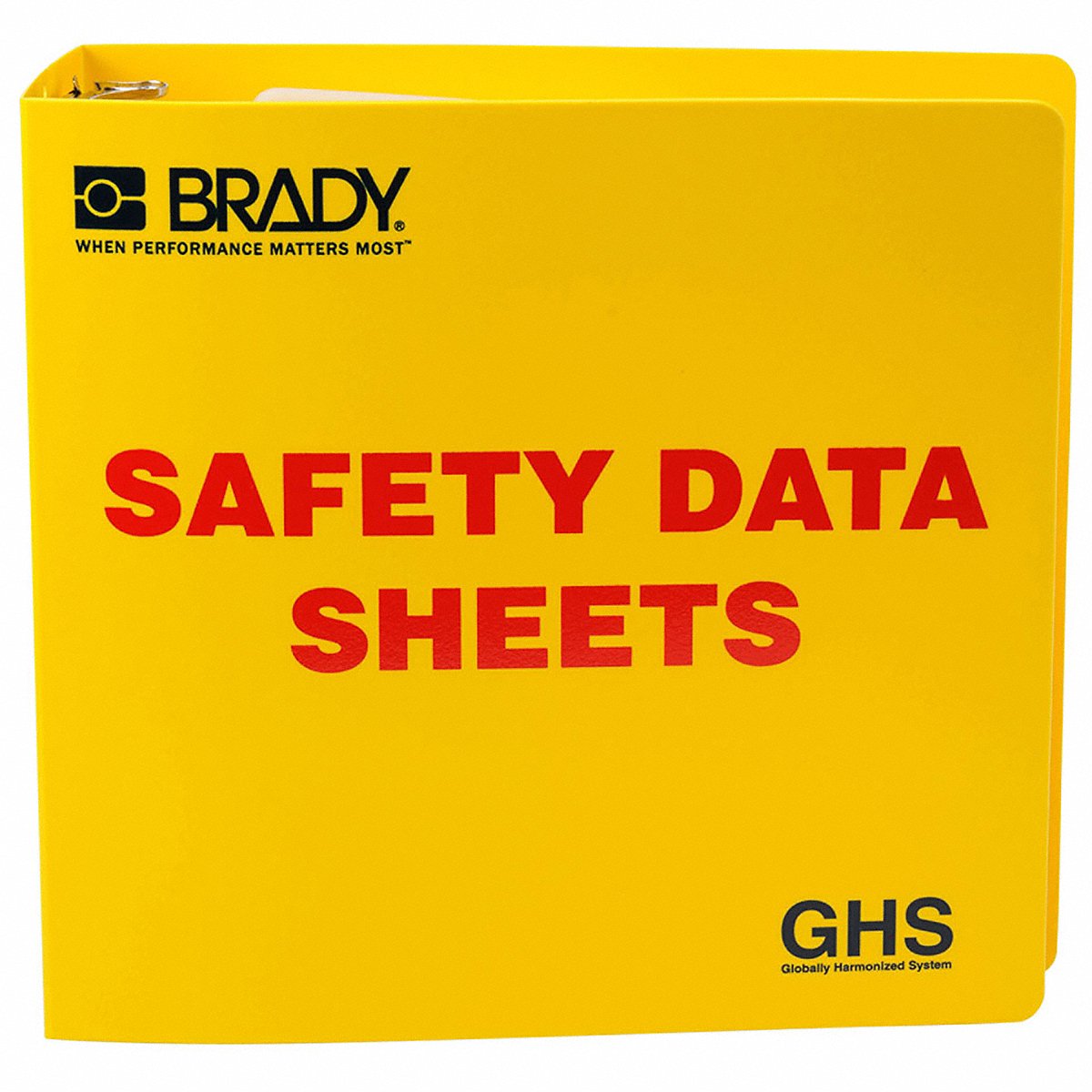 Brady Binder, Right To Know Safety Data Sheet (121184)