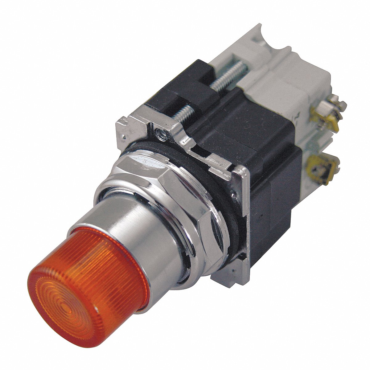 Eaton H4396 Illuminated Push Button Full Voltage Amber 1 NC (10250T397LAD24-51)