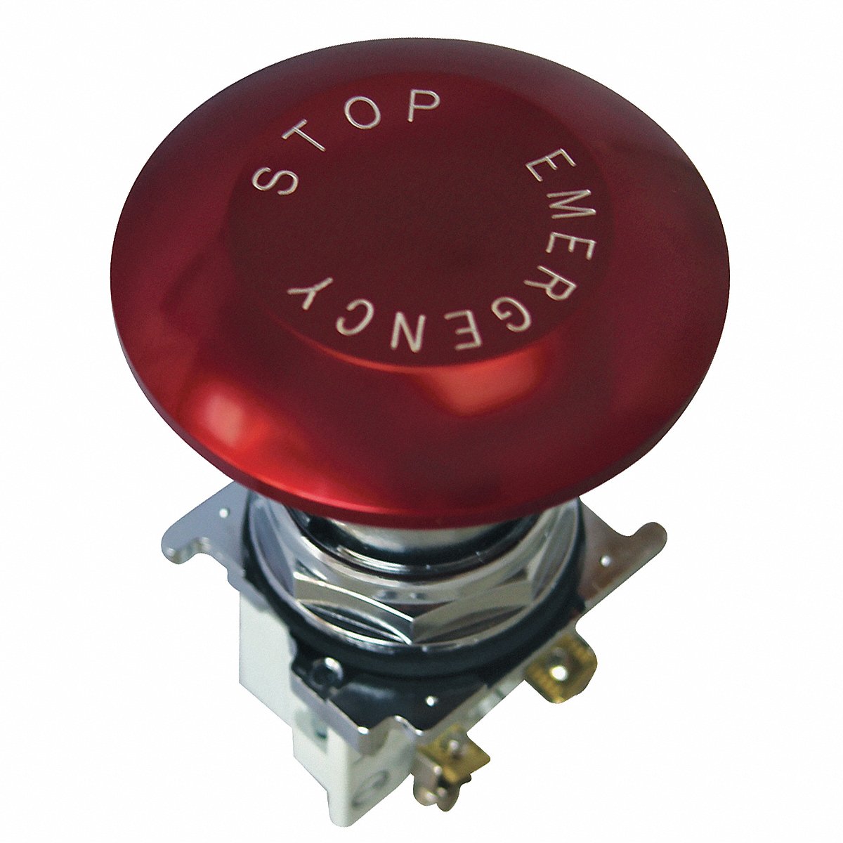 Eaton Emergency Stop Push Button Non-Illuminated Red 1 NO/1 NC (10250ED1080-2)