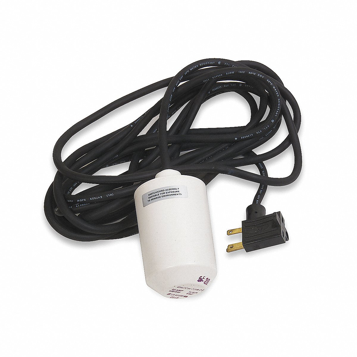 Dayton Float Switch 20 ft ABS 115 V AC (3BY80)