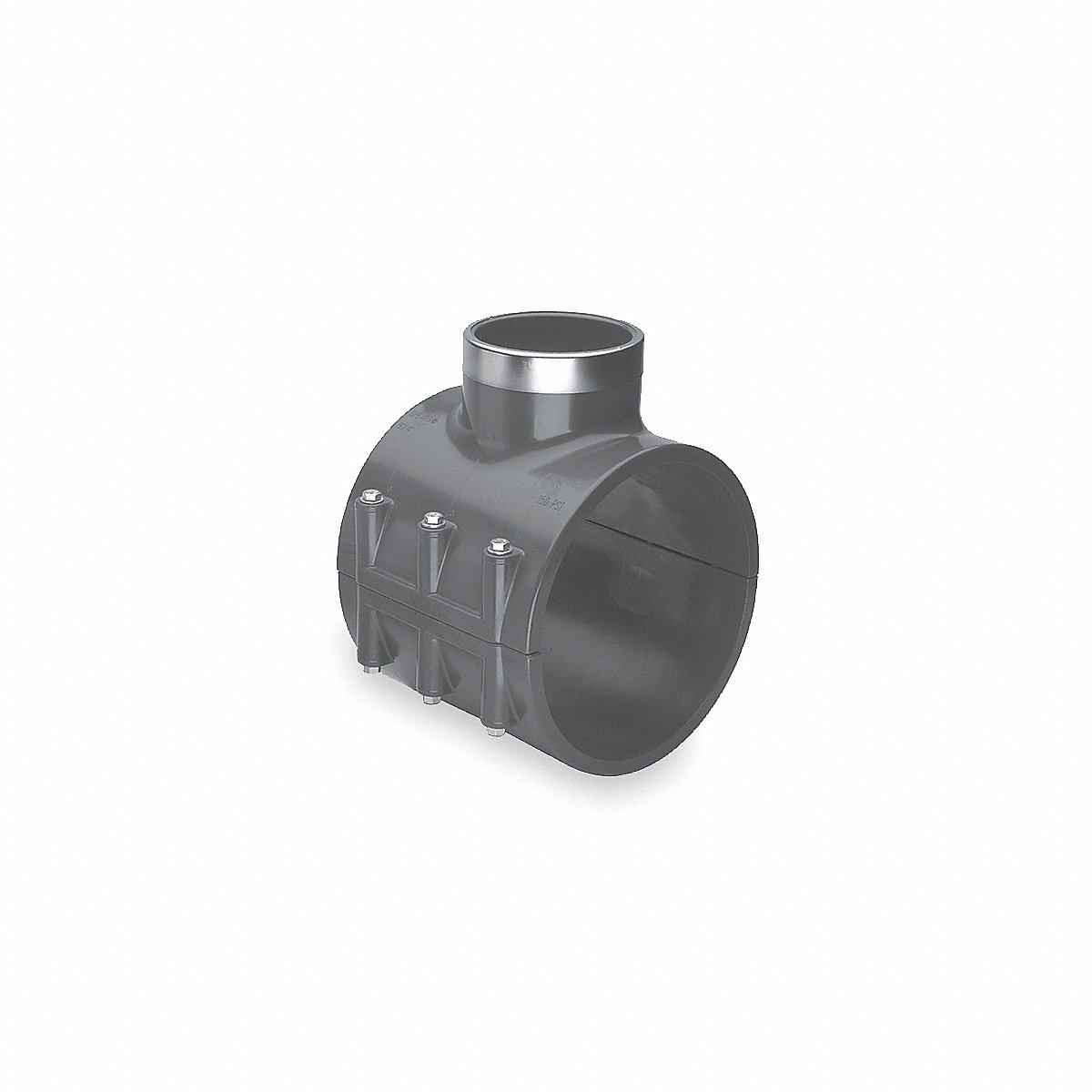Saddle Clamp, Dark Gray, 3" x 3" x 2" Pipe Fit (867-338SR)