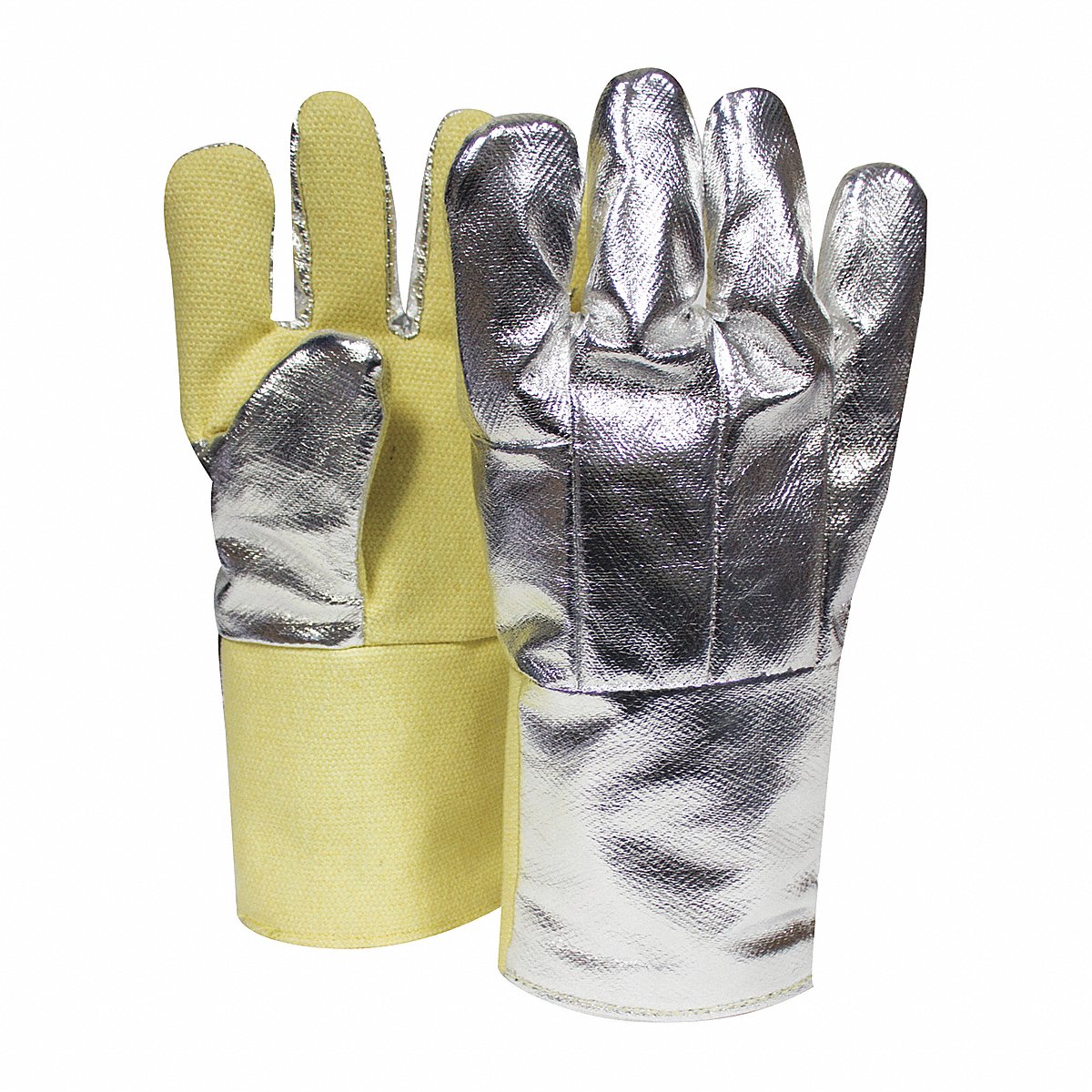 National Safety Apparel Aluminized Gloves, 600F, 14", Pr, 14" (G64TCSR0114)