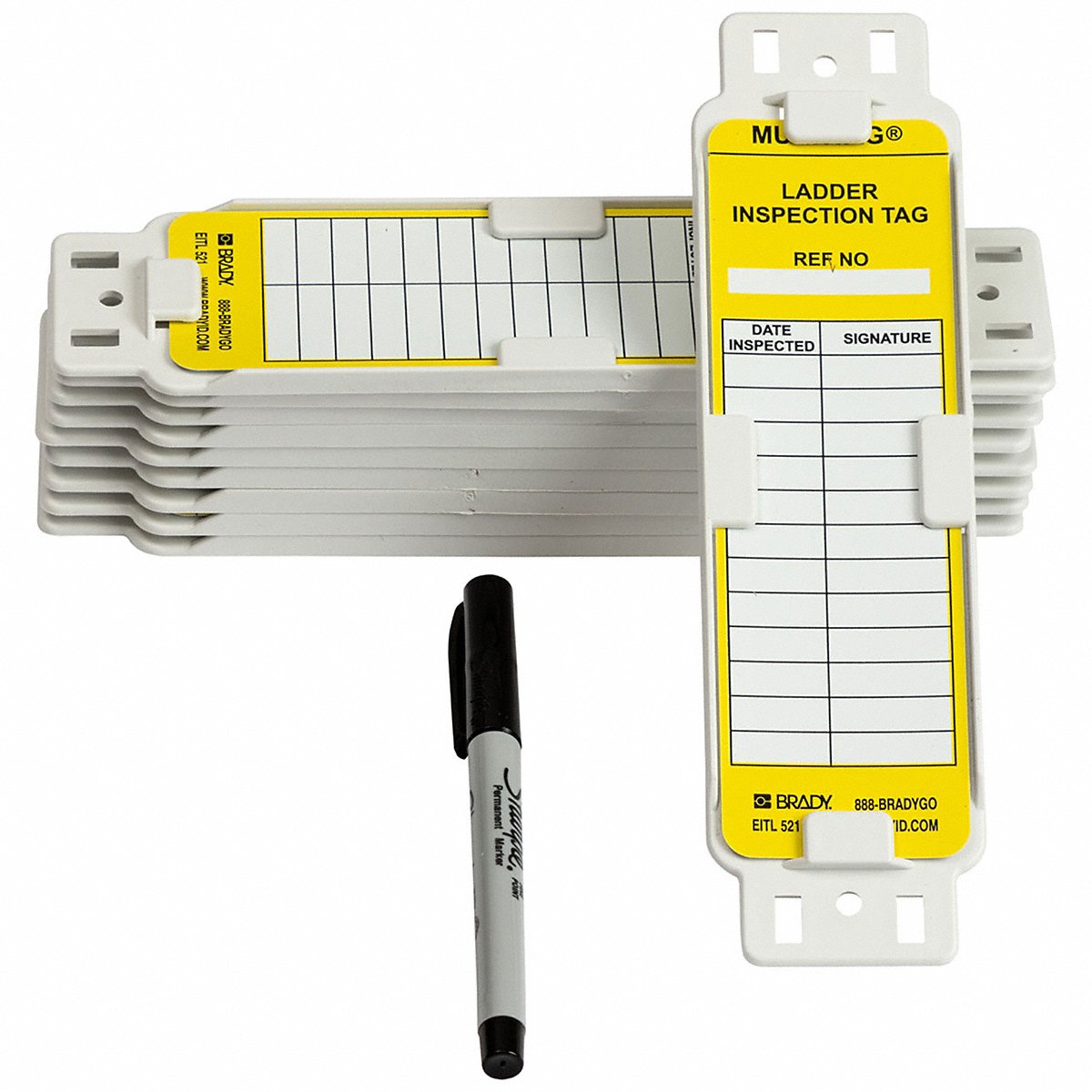 Brady Laddertag Kit, Pk10 (LAD-EITH/L12)