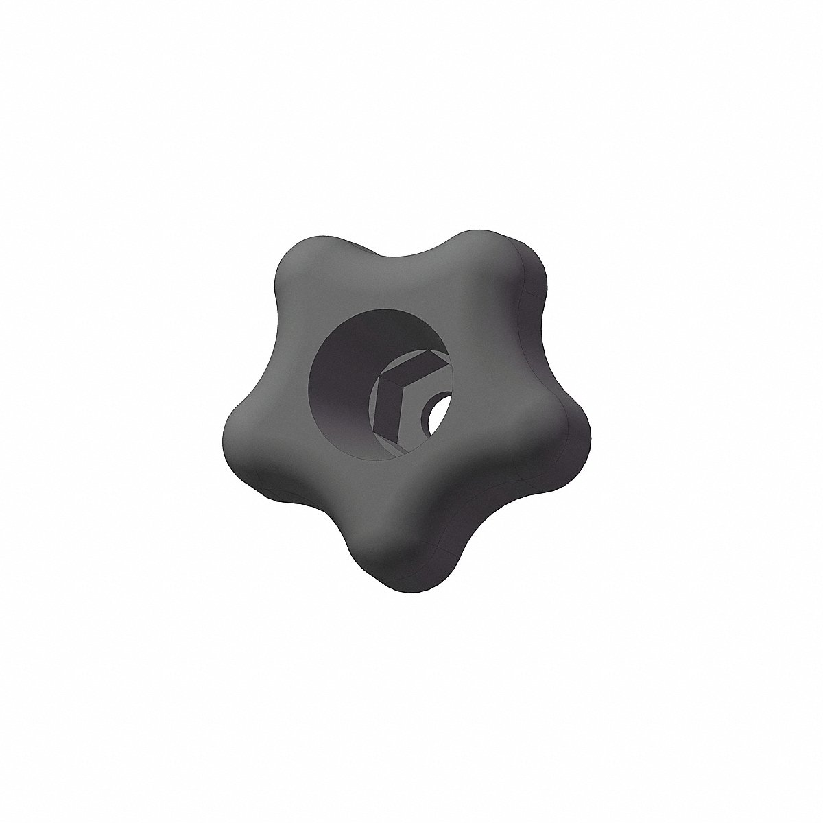 Innovative Components Hand Knob Through Hole (GNH2-HEX5S2----)