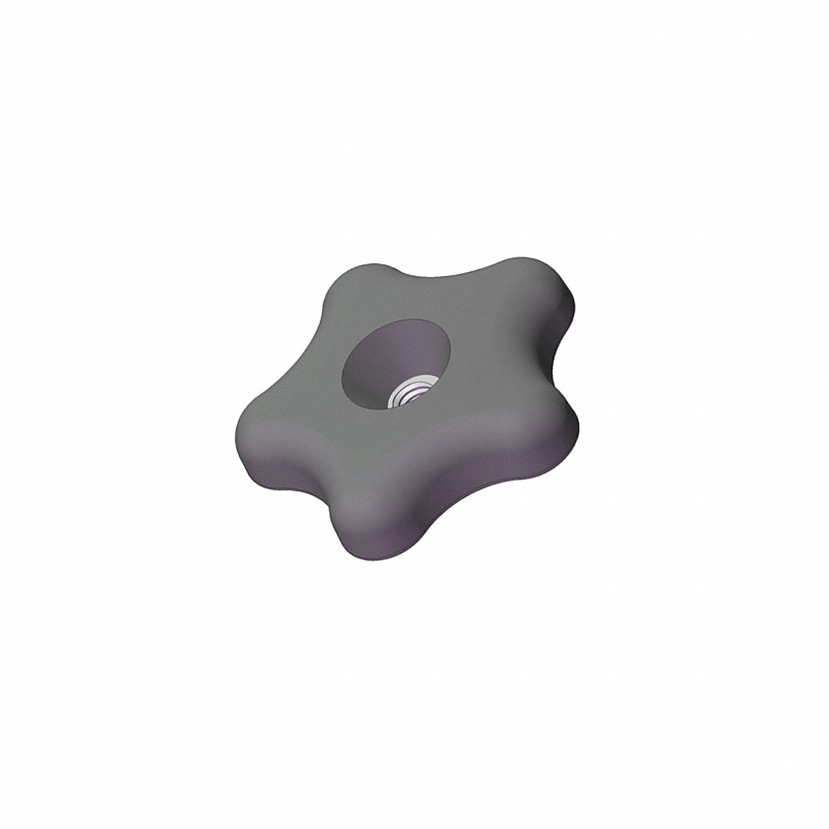 Innovative Components Hand Knob Through Hole 1/4 -20 (GN4C----5S4L-21)