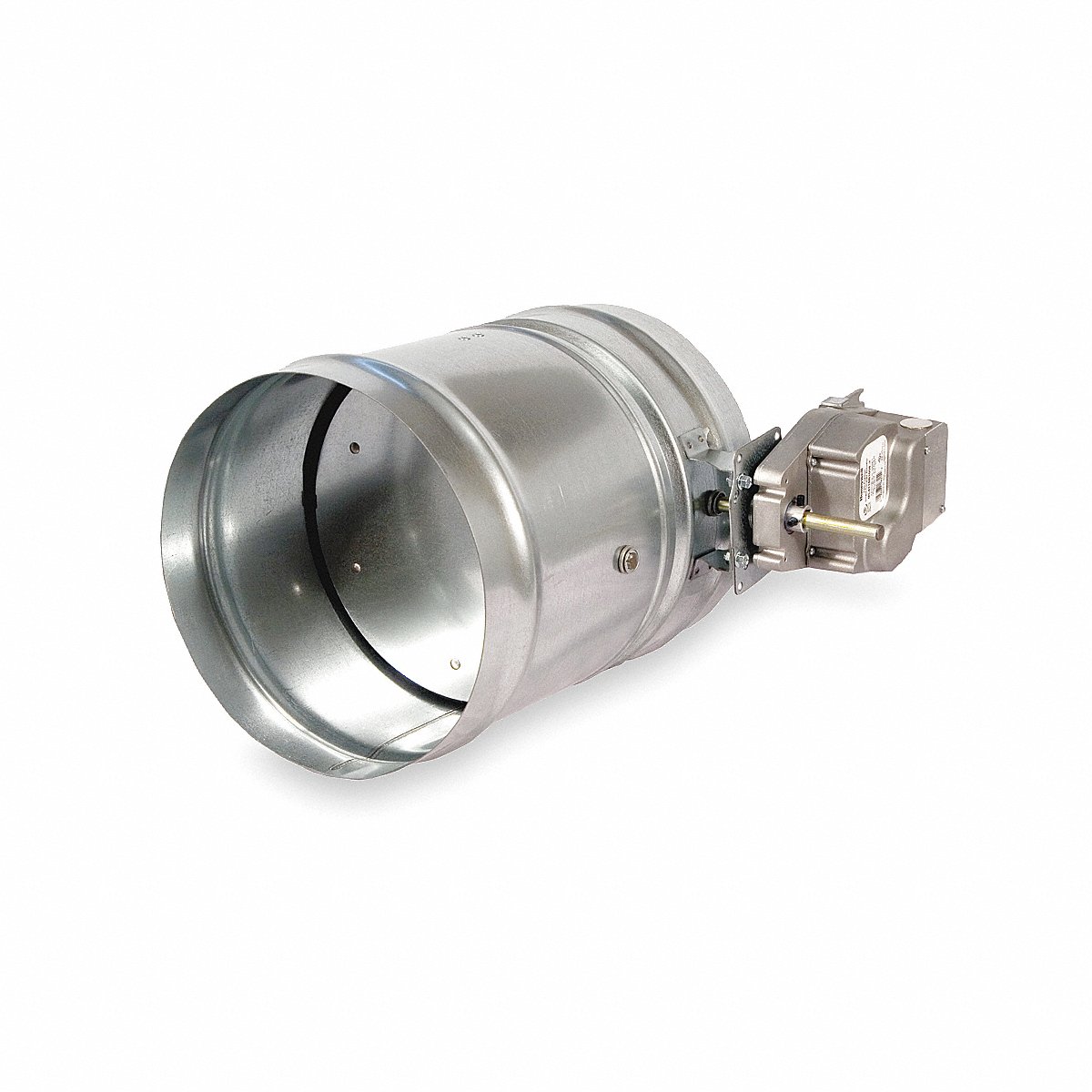 Dayton Round Fire/Smke Damper, 15-5/8 In.D, 24Vac, 8 IN (3HGK6)